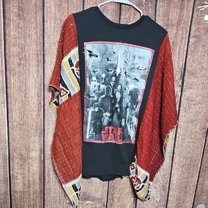 Star Wars Graphic Kantha Poncho Top Sm-2x